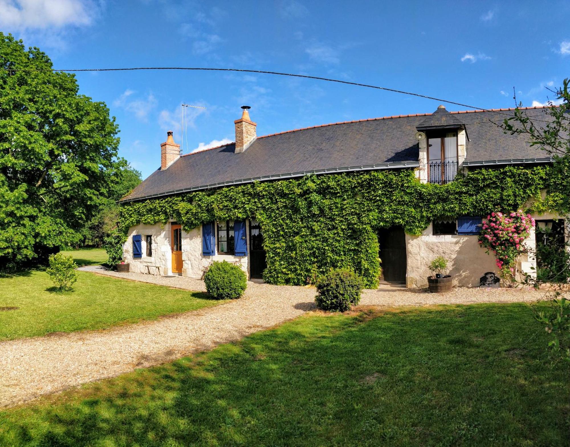 Traditional Longere Farmhouse At La Fortinerie Mouliherne Zewnętrze zdjęcie